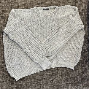 Brandy Melville Light Gray Sweater